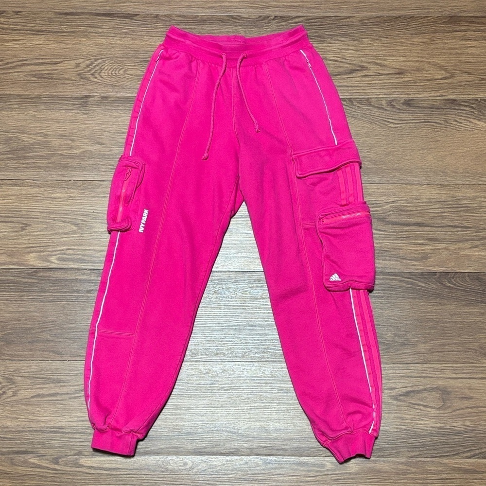 IVY PARK Hot Pink Track Pants with Utility Pockets